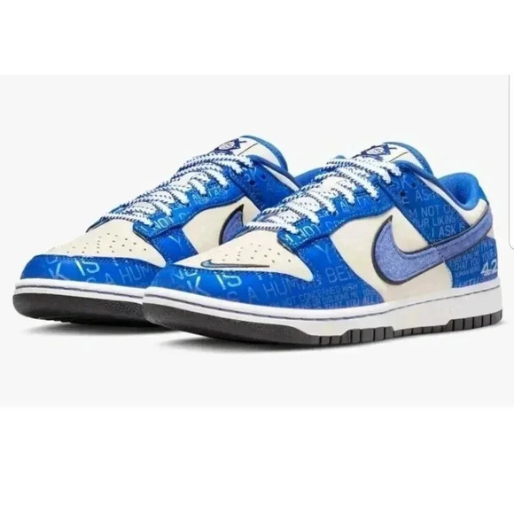 Nike Dunk Men's 9 Womens 10.5 Low Racer Blue 42 JACKIE ROBINSON Brand New in Box - Picture 2 of 12